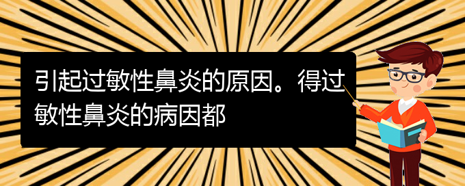 (貴陽(yáng)看過(guò)敏性鼻炎誰(shuí)最權(quán)威)引起過(guò)敏性鼻炎的原因。得過(guò)敏性鼻炎的病因都(圖1)