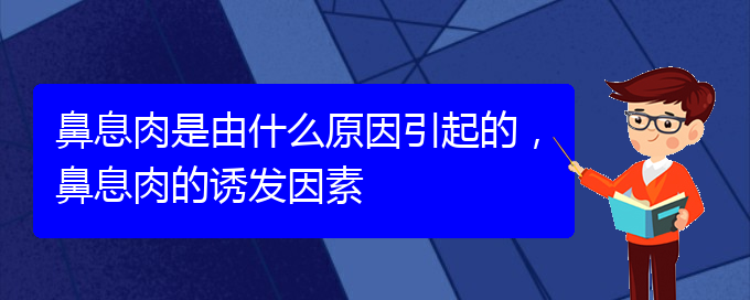 (看鼻息肉貴陽哪個醫(yī)院好)鼻息肉是由什么原因引起的，鼻息肉的誘發(fā)因素(圖1)