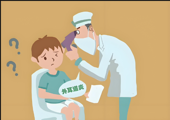 耳朵瘙癢，伴有異味，可能是外耳道濕疹在作祟(圖1)